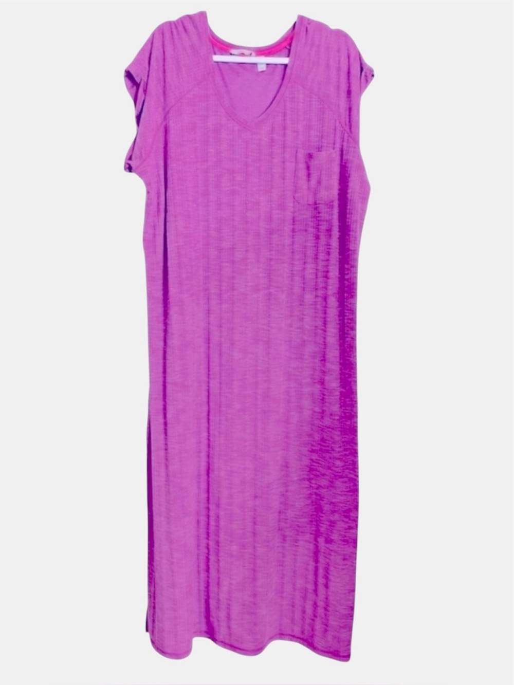 NWOT Isaac Mizrahi Live! Petite SOHO Ribbed Maxi Dress With Side Slits. 2XP